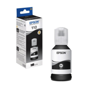 EPSON 110 EcoTank Pigment black ink bottle - 120ml (C13T03P14A)