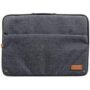 Kingsons - Volkano Wrap series 15.6 Laptop sleeve Dark Grey - VK-7022-BK15.6