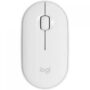 LOGITECH M350S Pebble 2 Bluetooth Mouse - TONAL WHITE - DONGLELESS - 910-007013