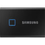 Samsung T7 Touch Portable External SSD 2TB with Fingerprint Security - Black - MU-PC2T0K-WW