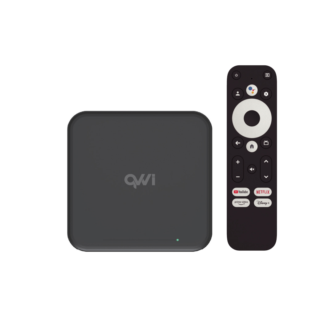 QVWI 4K Google TV Streaming Box