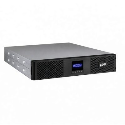 Eaton 9E UPS, 3000 VA, 2700 W, Input: C20, Outputs: (6) C13, (1) C19, Rack, 2U 9E3000iR